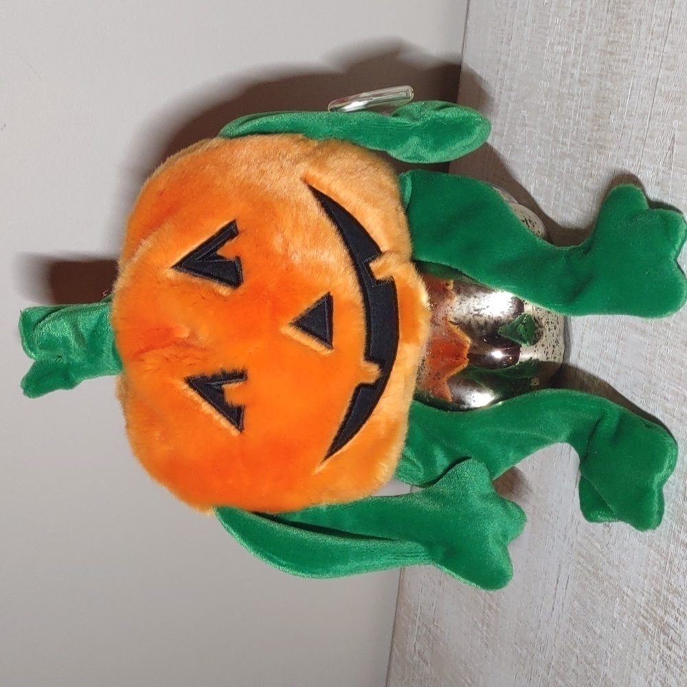 Ty Inc 1999 Pumkin Beanie Babies Beanie Buddy Retired